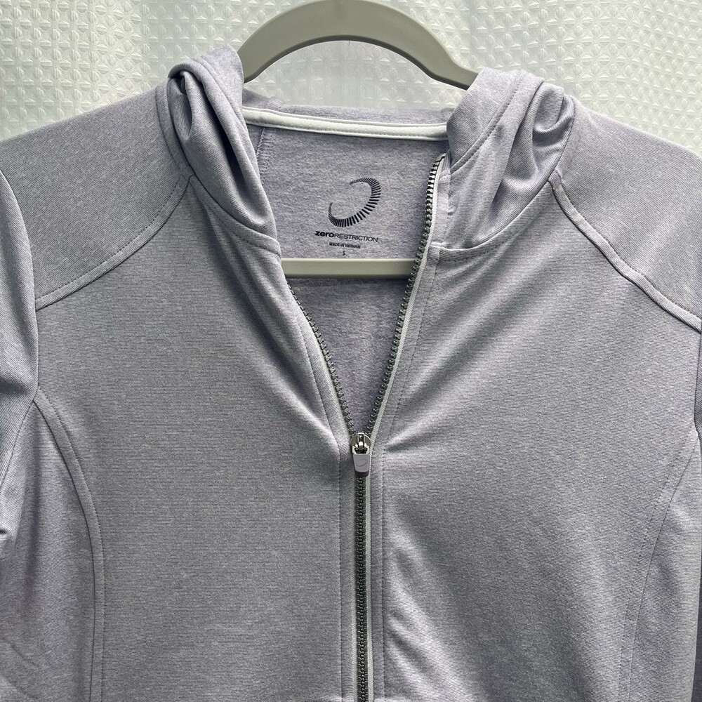 Zero Restriction‎ Women’s Elle Hoodie Full Zip Lavender Activewear Small - Picture 6 of 9